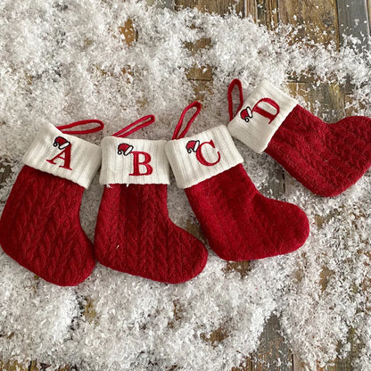 ALFABETIC CHRISTMAS DECORATION SOCKS