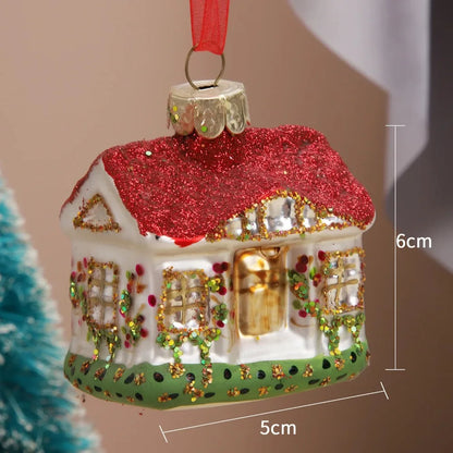 CHRISTMAS HOUSE ORNAMENT