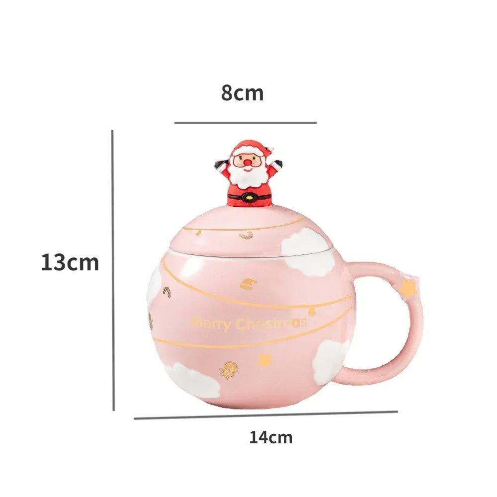 CHRISTMAS MUG WITH SPOON