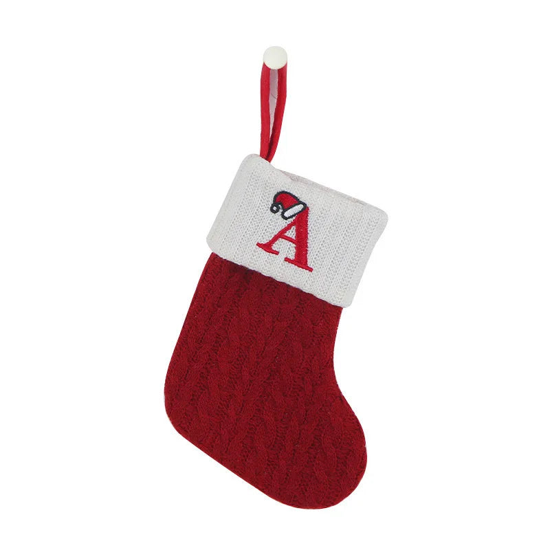 ALFABETIC CHRISTMAS DECORATION SOCKS